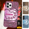 Heart Leopard Mom Grandma Nana Mimi Gigi Auntie Personalized phone case SC2212417