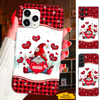 Hearts Gnome Grandma Nana Mimi Mom Auntie Great Grandma Personalized Phone Case SC24102210