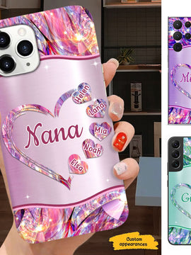 Hearts Grandma Nana Mimi Gigi Personalized Phone case SC70541