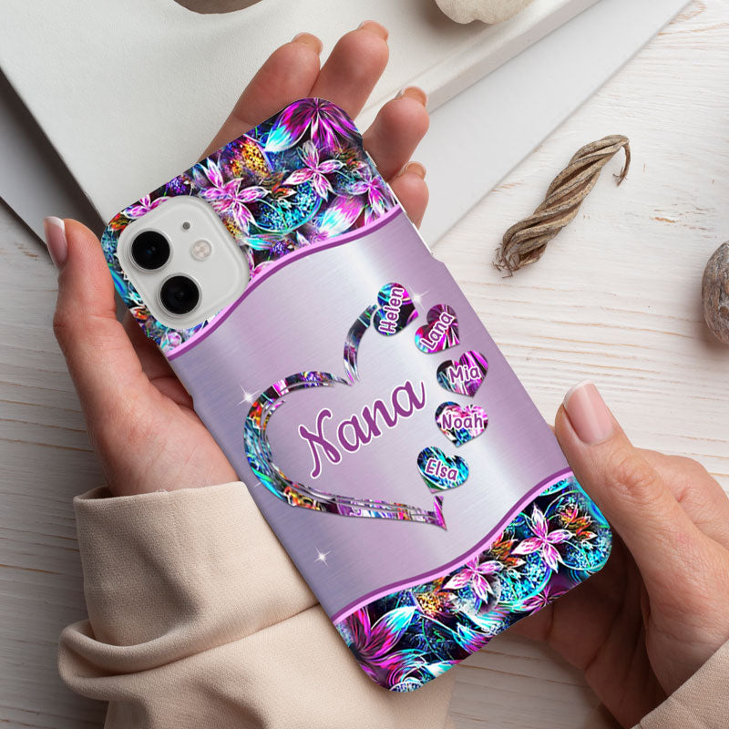 Hearts Grandma Nana Mimi Gigi Personalized Phone case SC70543