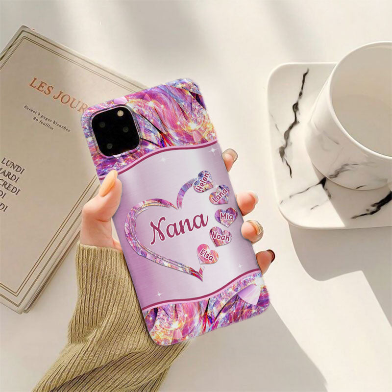 Hearts Grandma Nana Mimi Gigi Personalized Phone case SC7054