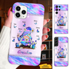 Hologram Butterfly Gnome Grandma Nana Mimi Mom Auntie Personalized Phone Case SC24100825