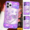 Hologram Butterfly Grandma Nana Mimi Mom Auntie Personalized Phone Case SC2410224