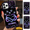 Hologram Butterfly Heart Mom Grandma Nana Mimi Gigi Blessings Personalized Phone Case SC1612410