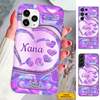 Hologram Heart Mom Grandma Nana Mimi Gigi Auntie Personalized phone case SC2512417