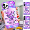 Hologram Heart Mom Grandma Nana Mimi Gigi Auntie Personalized phone case SC261247