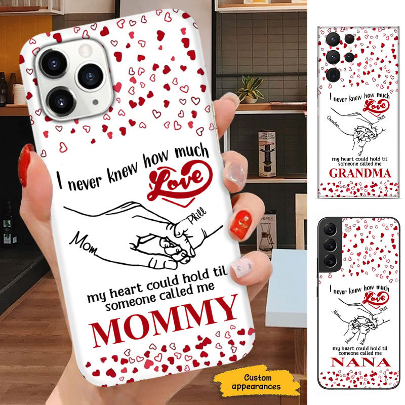 How much LOVE my heart could hold Mom Nana Mimi Gigi Auntie Personalized phone case SC2412411