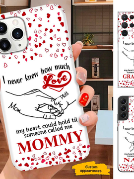 How much LOVE my heart could hold Mom Nana Mimi Gigi Auntie Personalized phone case SC2412411