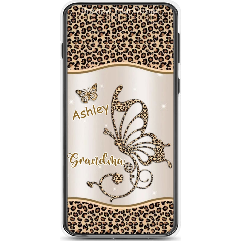 Butterflies Grandma Nana Mimi Mom Personalized Phone Case SC226517