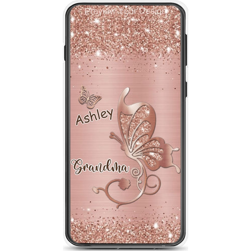 Butterflies Grandma Nana Mimi Mom Personalized Phone Case SC226532