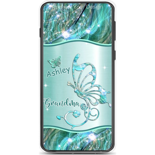 Butterflies Grandma Nana Mimi Mom Personalized Phone Case