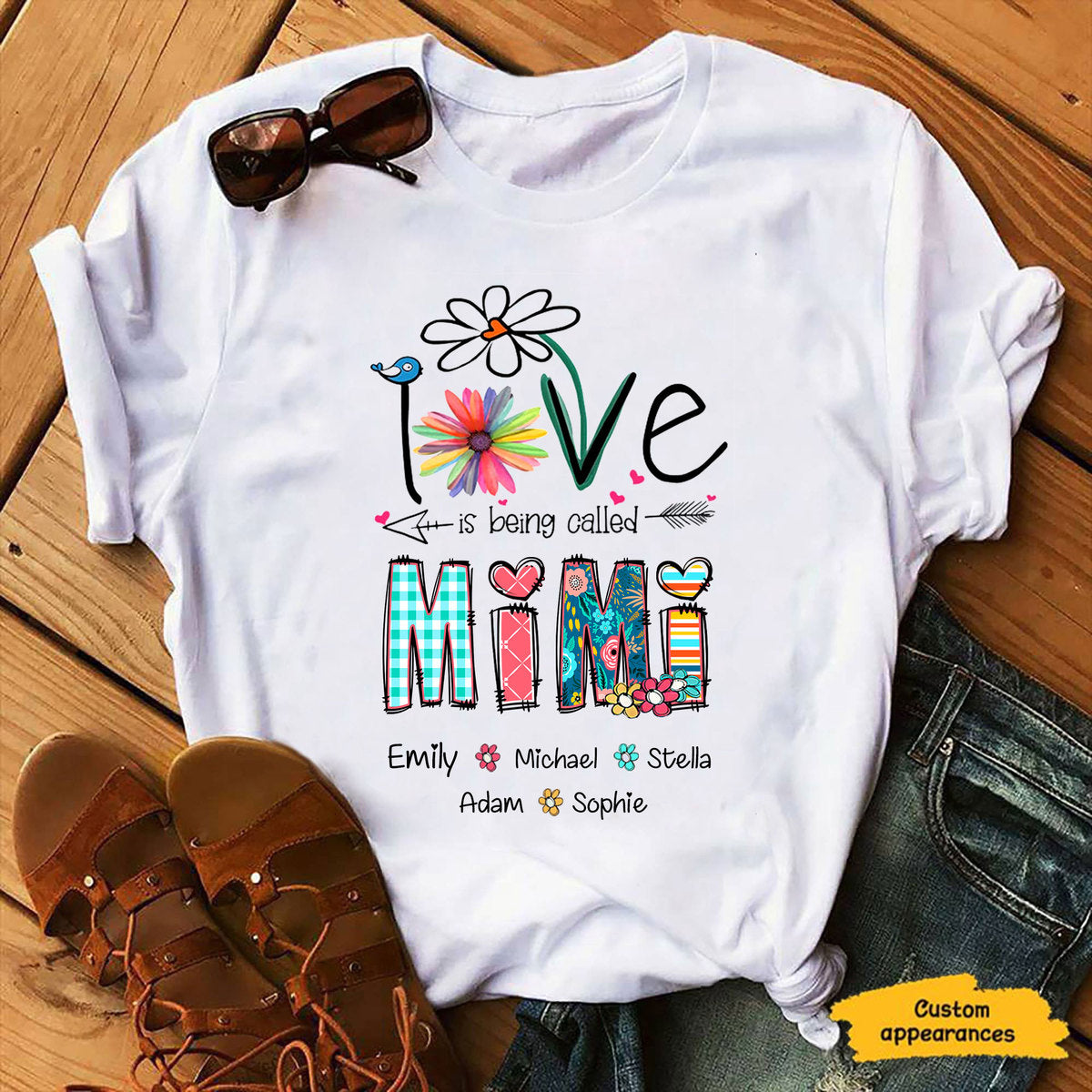 LOVE is being called Grandma Nana Mimi Gigi Personalized Hoodie Shirt SC1512436
