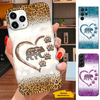 Leopard Bear Mom Grandma Nana Mimi Gigi Auntie Personalized phone case SC2512435