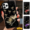 Leopard Butterfly Blessed to be called Grandma Nana Mimi Mom Personalized Phone case SC24041011