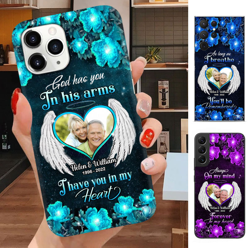 Photo Upload I Have You in My Heart Memorial Personalized Phone case SC241241