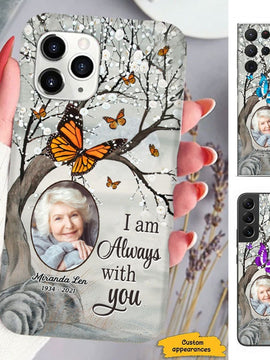 Photo Upload I am always with you Memorial Personalized Phone case SC2412424