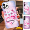 Pink Butterfly Blessed To be called Mom Grandma Nana Mimi Gigi Auntie Personalized phone case SC2512423