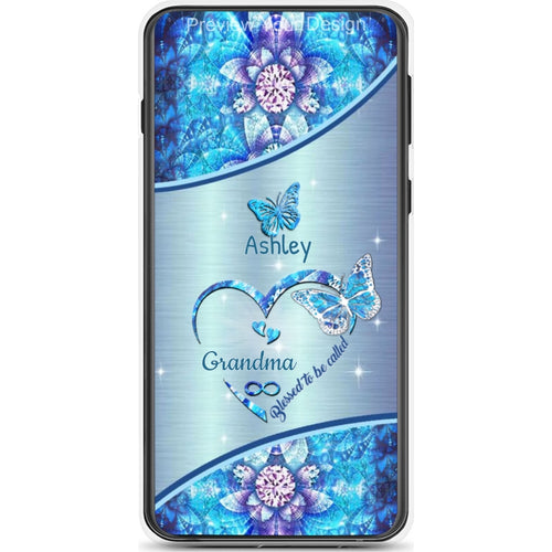 Butterfly Blessed To Be Called Mom Grandma Nana Mimi Gigi Auntie Personalized Phone Case SC261244015