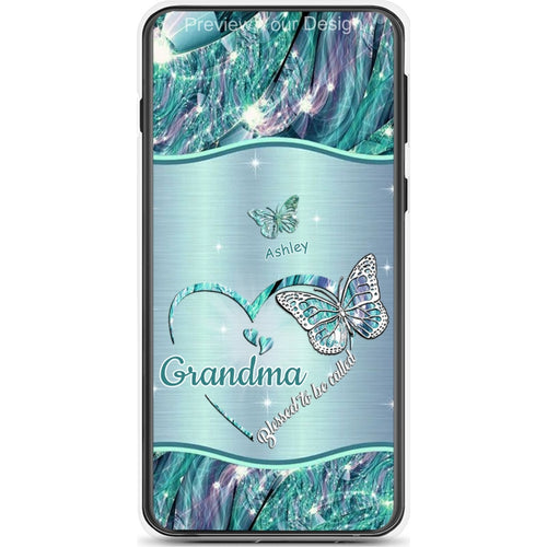 Butterflies Blessed to be called Nana Mimi Gigi Grandma Personalized Phone Case SC1762-12