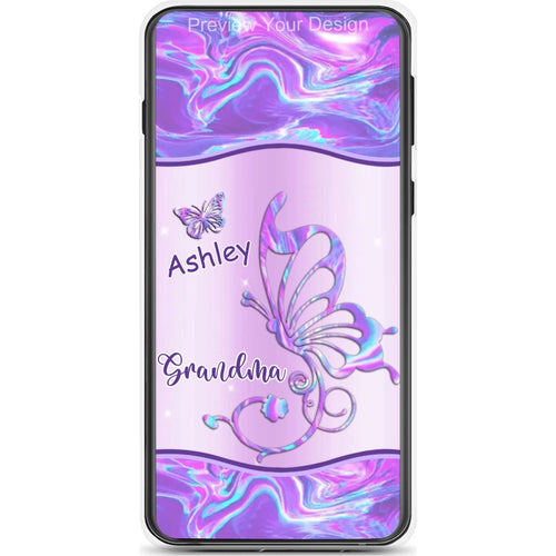 Butterflies Grandma Nana Mimi Mom Personalized Phone Case SC226539