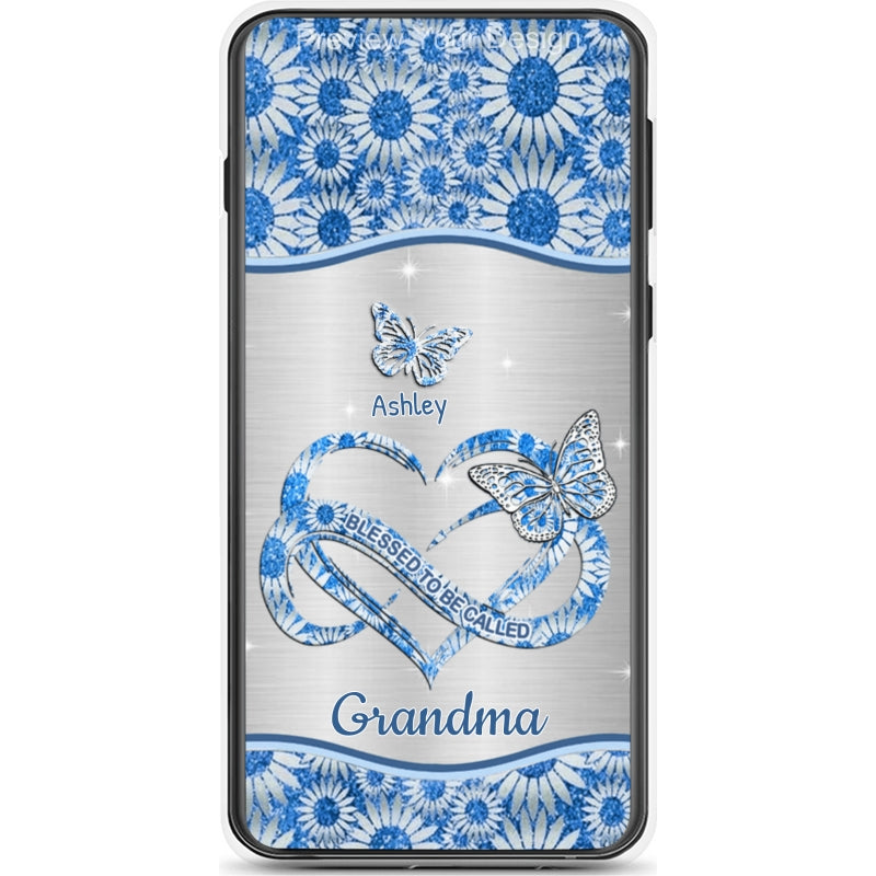 Butterfly Blessed To be called Grandma Nana Mimi Mommy Personalized Phone Case