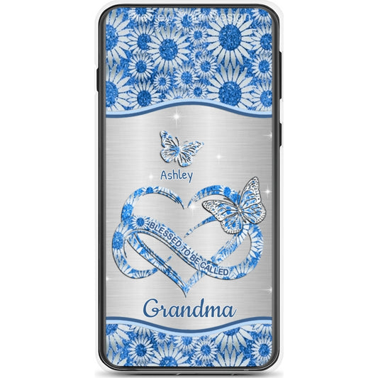 Butterfly Blessed To be called Grandma Nana Mimi Mommy Personalized Phone Case