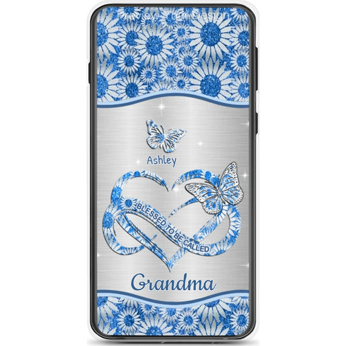 Butterfly Blessed To be called Grandma Nana Mimi Mommy Personalized Phone Case