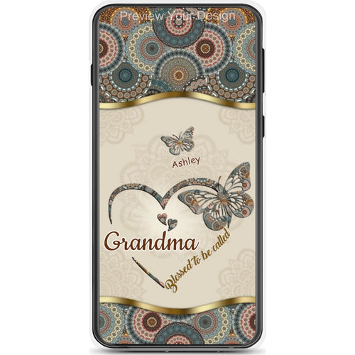 Butterflies Blessed to be called Nana Mimi Gigi Grandma Personalized Phone Case SC1762-19