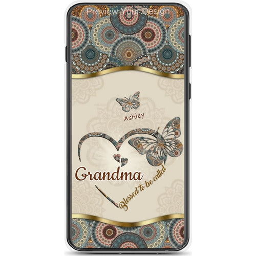 Butterflies Blessed to be called Nana Mimi Gigi Grandma Personalized Phone Case SC1762-19