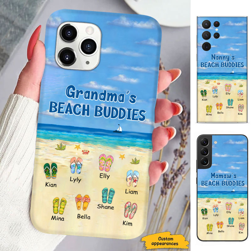 Summer Mom Grandma Beach Buddies Nana Mimi Gigi Auntie Personalized phone case SC2612422