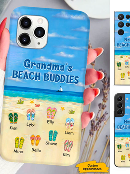 Summer Mom Grandma Beach Buddies Nana Mimi Gigi Auntie Personalized phone case SC2612422