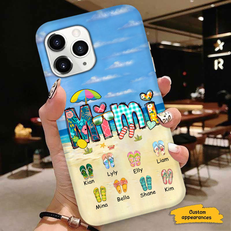 Summer Beach Mom Grandma Nana Mimi Gigi Auntie Personalized phone case SC2612421