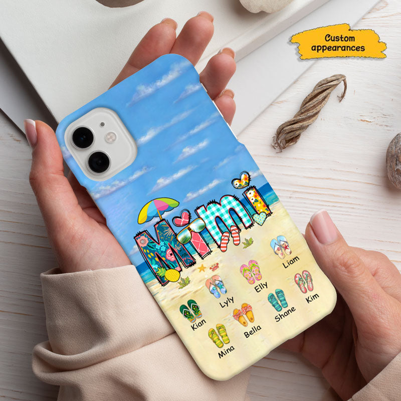 Summer Beach Mom Grandma Nana Mimi Gigi Auntie Personalized phone case SC2612421