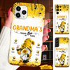 Sunflower Gnome Honey Bee Grandma Nana Mimi Mom Auntie Personalized Phone Case SC24110125