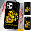 Sunflower Heart You are my sunshine Mom Grandma Nana Mimi Gigi Auntie Personalized phone case SC2612426