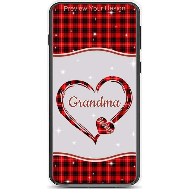 Hearts Grandma Nana Mimi Gigi Personalized Tough Case SC7054TC32