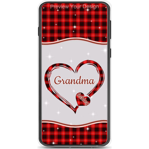 Hearts Grandma Nana Mimi Gigi Personalized Tough Case SC7054TC32