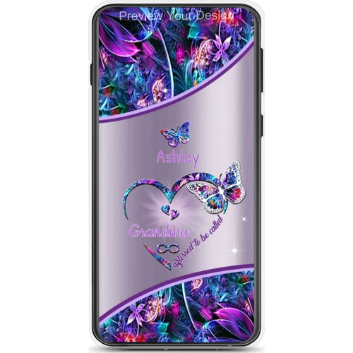 Butterfly Blessed To Be Called Mom Grandma Nana Mimi Gigi Auntie Personalized Phone Case SC261244021