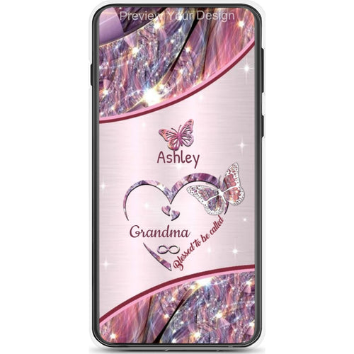 Butterfly Blessed To Be Called Mom Grandma Nana Mimi Gigi Auntie Personalized Phone Case SC261244002