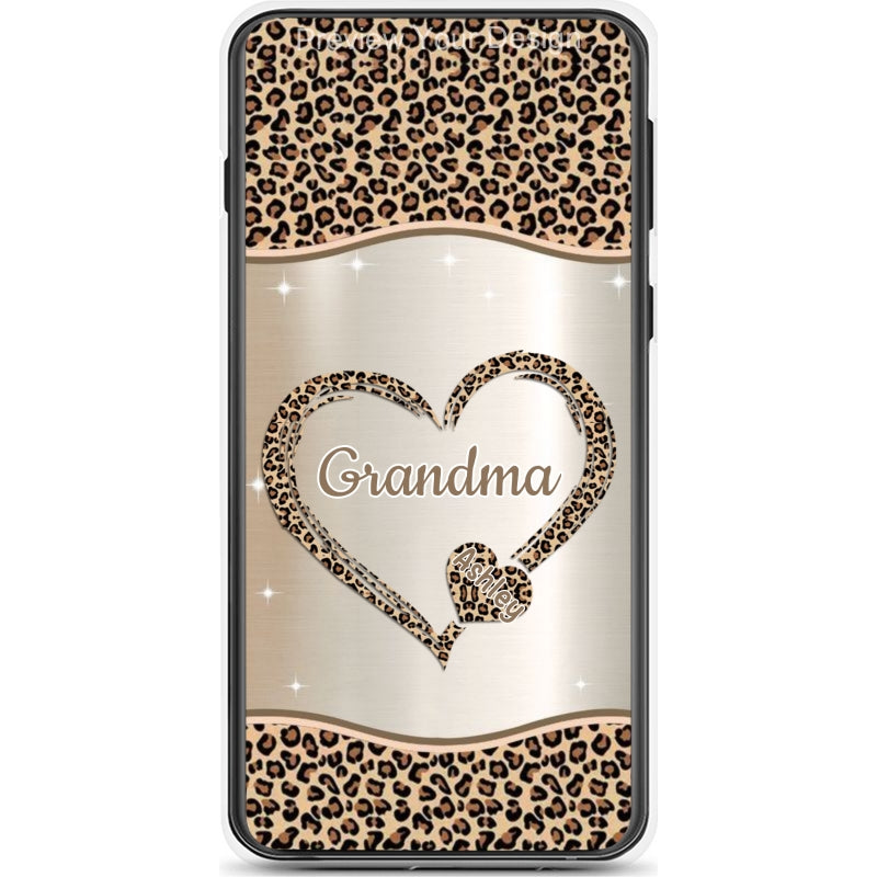 Hearts Grandma Nana Mimi Gigi Personalized Tough Case SC7054TC25