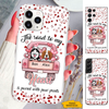 The Road To My Heart is paved with Paw prints Dog Mom Pet Mom Personalized phone case SC2612416