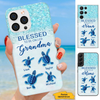 Turtle Blessed to be called Grandma Nana Mimi Mom Auntie Personalized Phone Case SC24100822