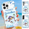 Turtle Happiness is Being Grandma Nana Mimi Mom Auntie Personalized Phone Case SC2410081