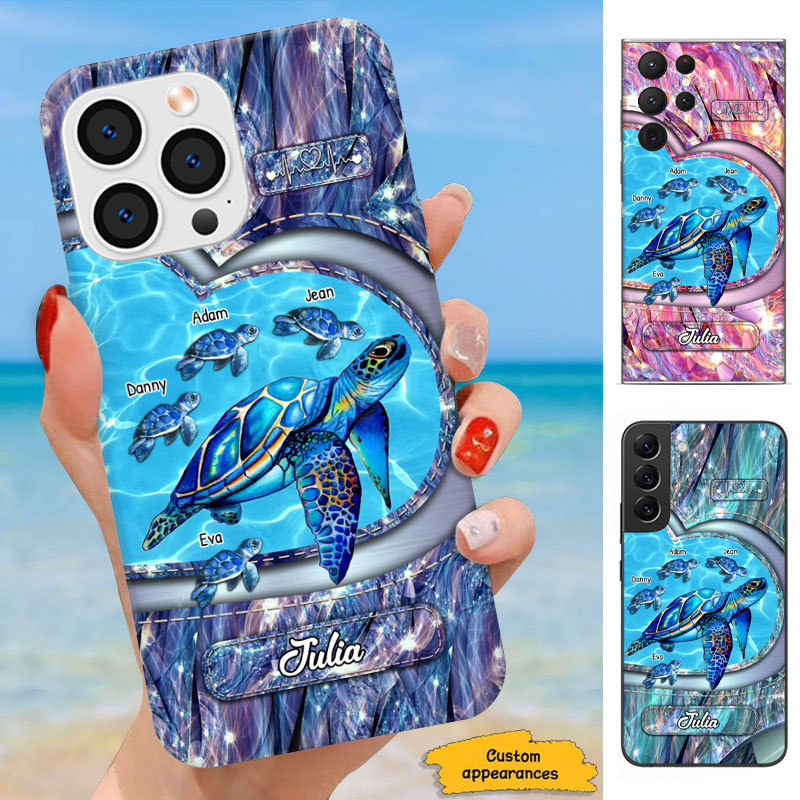 Turtle Mom Grandma Nana Mimi Gigi Auntie Personalized phone case SC2212450