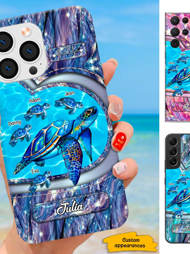 Turtle Mom Grandma Nana Mimi Gigi Auntie Personalized phone case SC2212450