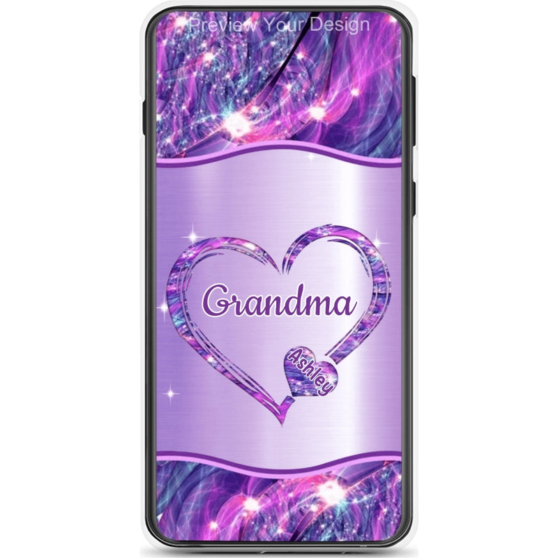 Hearts Grandma Nana Mimi Gigi Personalized Tough Case SC7054TC01