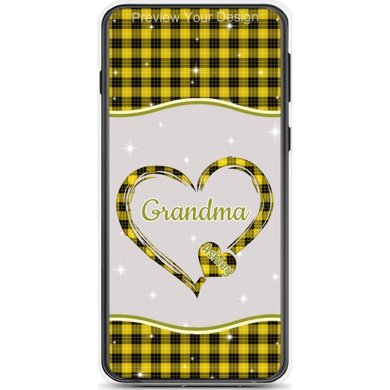Hearts Grandma Nana Mimi Gigi Personalized Tough Case SC7054TC36