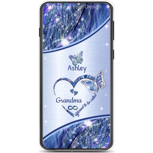 Butterfly Blessed To Be Called Mom Grandma Nana Mimi Gigi Auntie Personalized Phone Case SC261244013