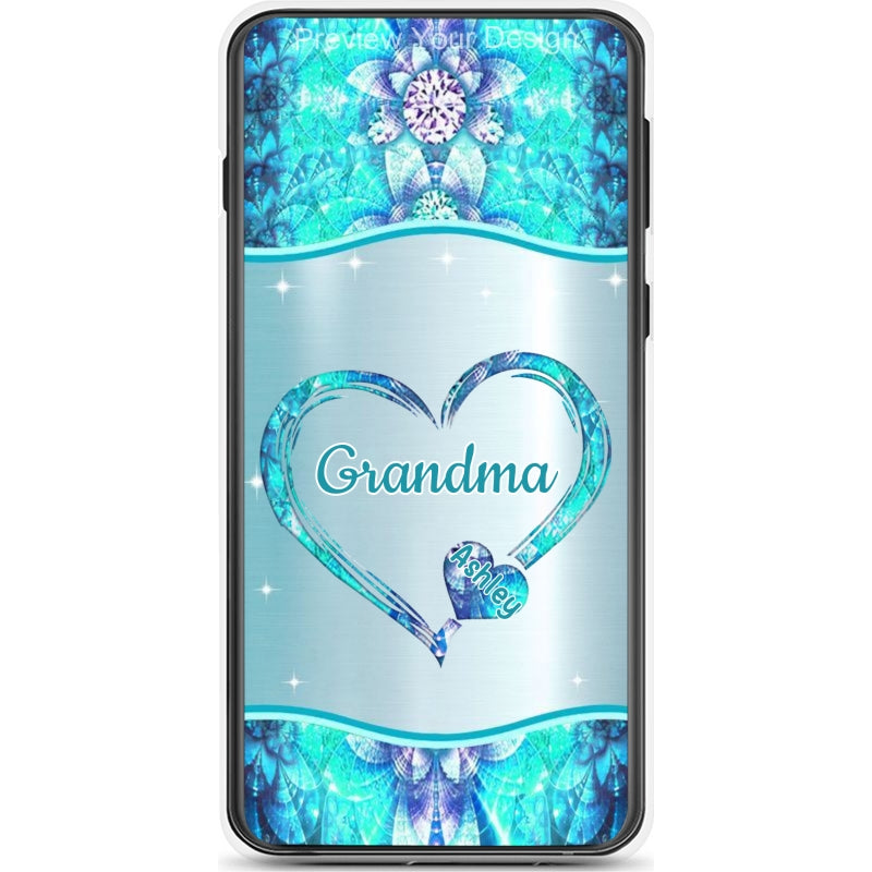 Hearts Grandma Nana Mimi Gigi Personalized Tough Case SC7054TC20