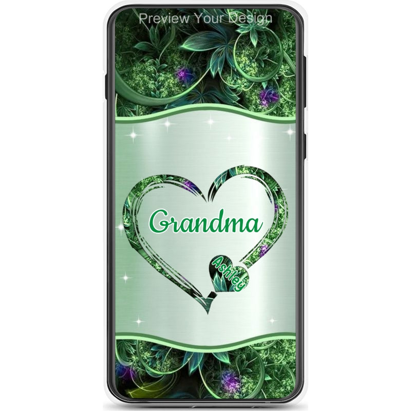 Hearts Grandma Nana Mimi Gigi Personalized Tough Case SC7054TC15